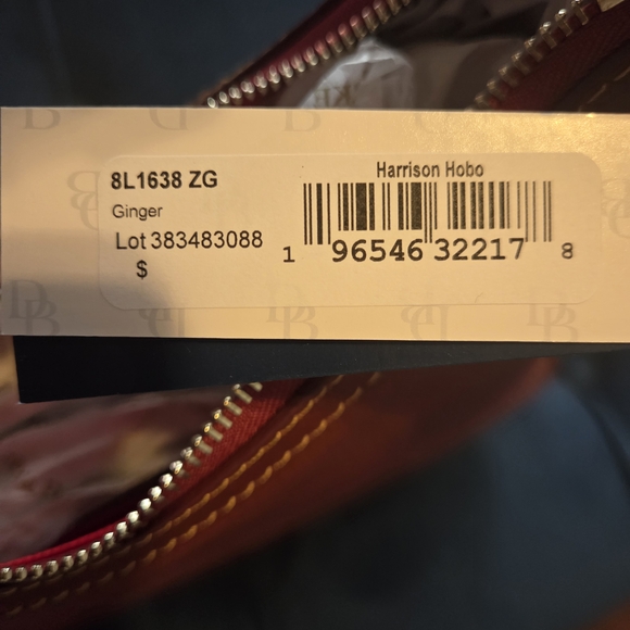 Dooney And Bourke Harrison Hobo In Ginger - Picture 9 of 10